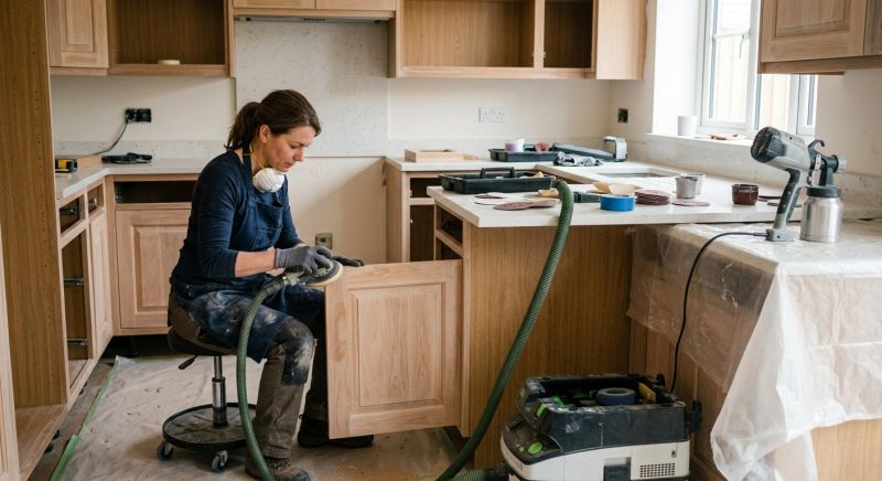 Kitchen Cupboard Refinishing in Lafayette, IN
