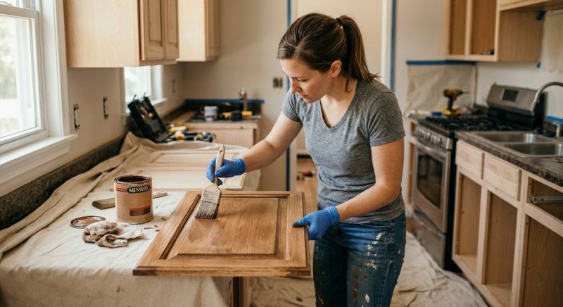 Cabinet Staining Service in Cincinnati, OH