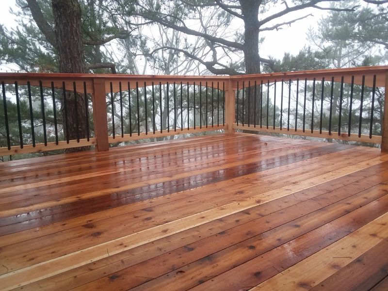 Finishing Cedar Decks