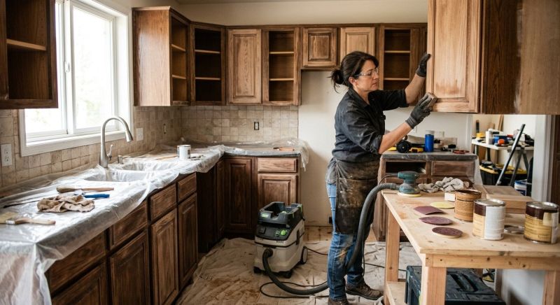 Cupboard Refinishing in Lafayette, IN
