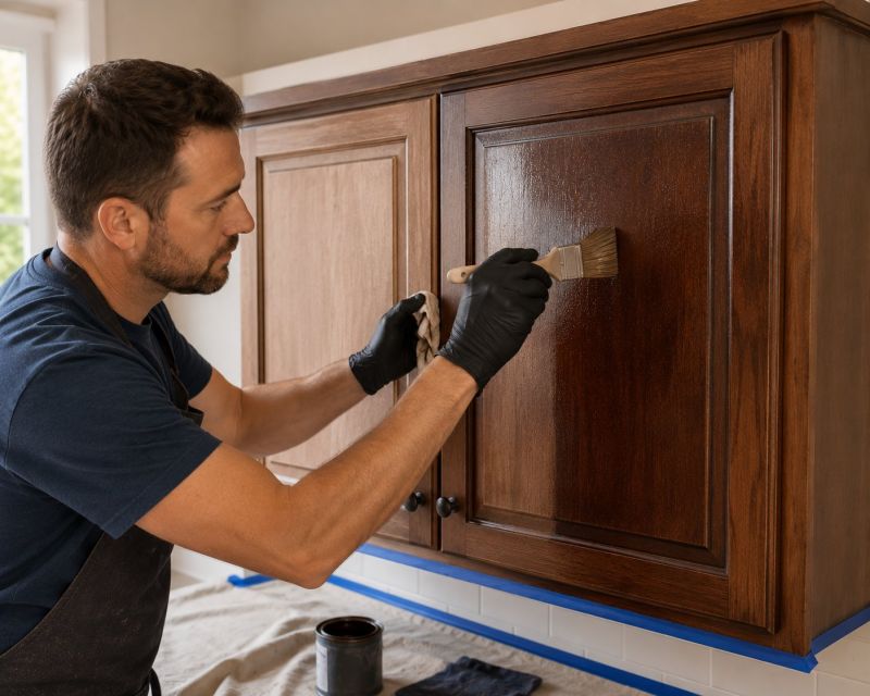 Kitchen Cabinet Refinishing in Carmel, IN