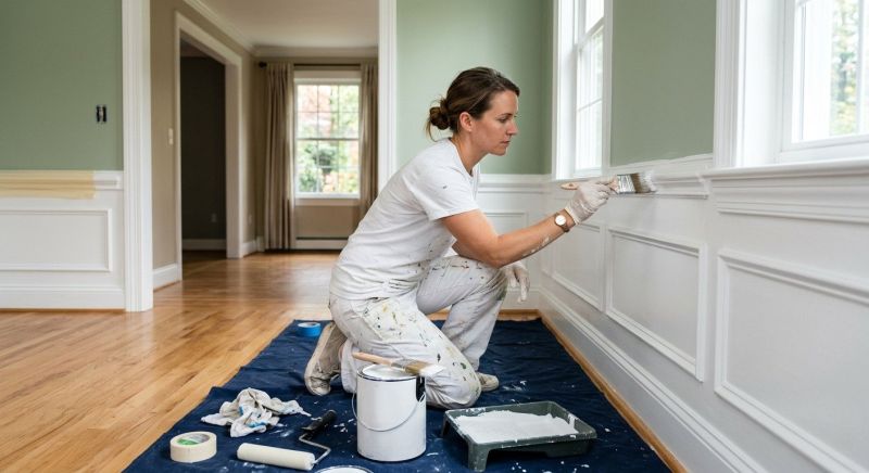 Shiplap Painting in Waco, TX