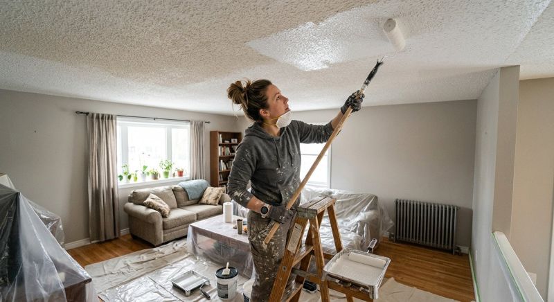 Stucco Ceiling Painting in Waco, TX