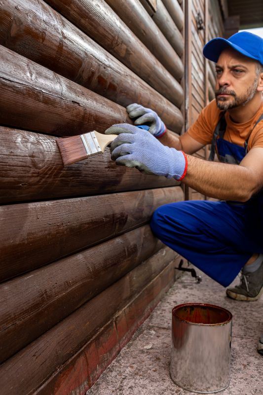 Wood Cladding Painting in Waco, TX